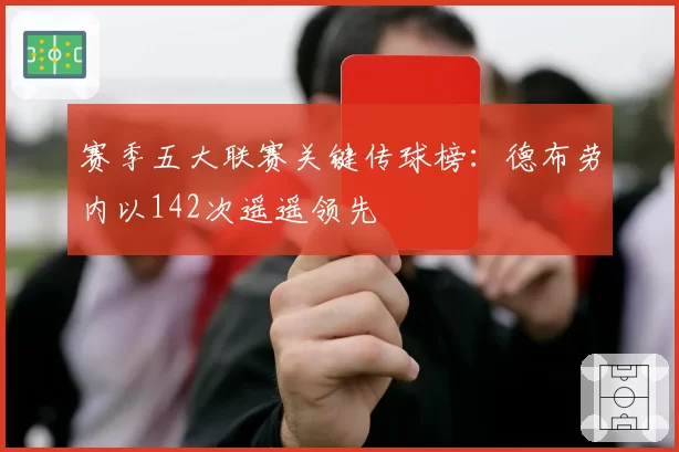 赛季五大联赛关键传球榜：德布劳内以142次遥遥领先